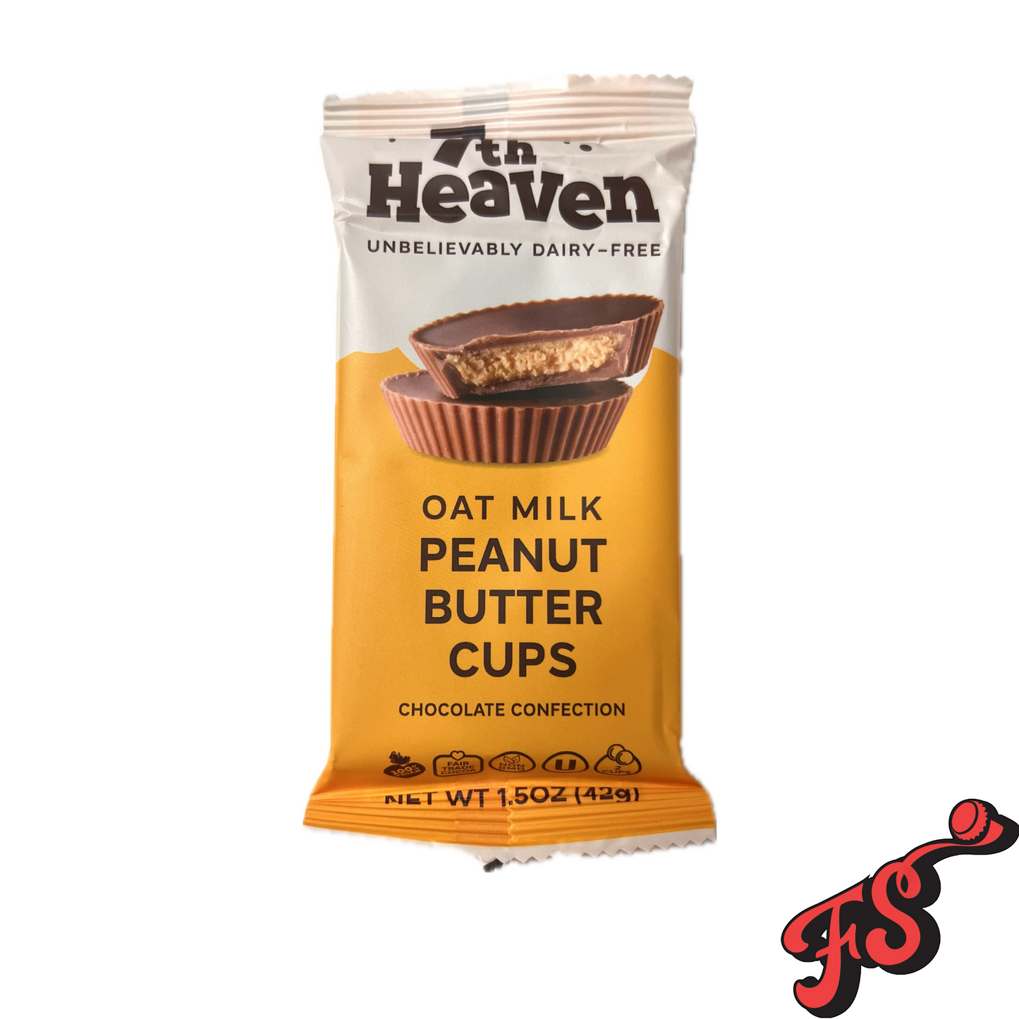 7th Heaven Dairy-Free Oat Milk Cups - Peanut Butter