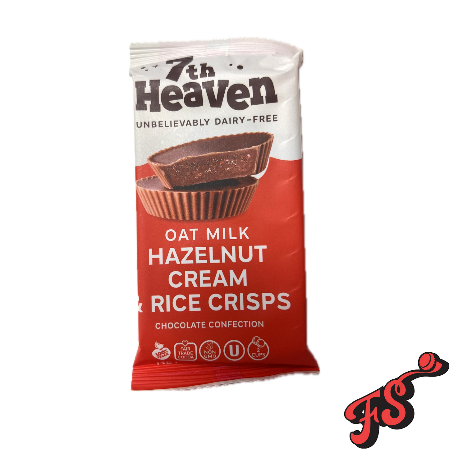 7th Heaven Dairy-Free Oat Milk Cups - Hazelnut Cream/Rice Crisps