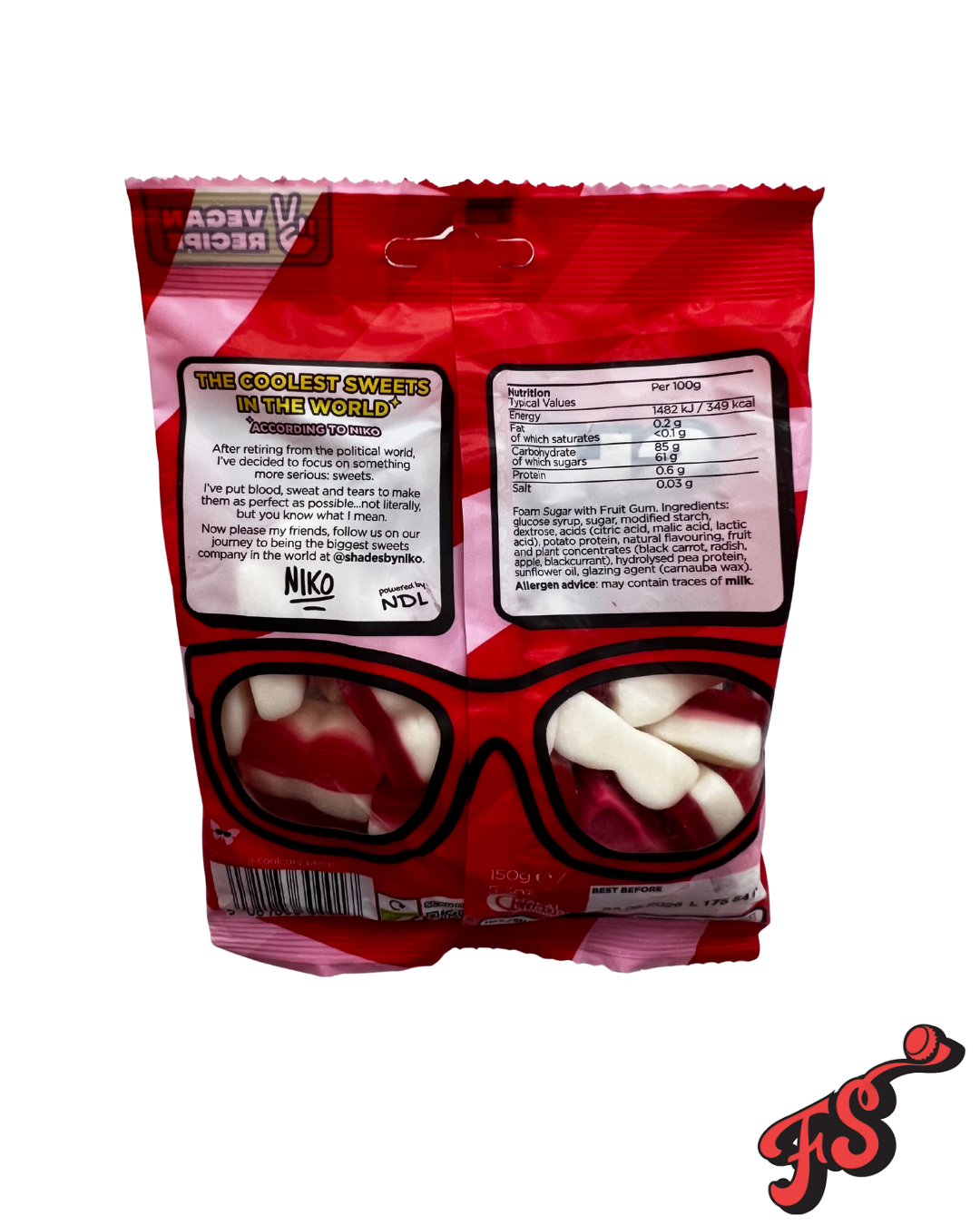 SHADES by Niko - Straight Up Strawberry (UK)