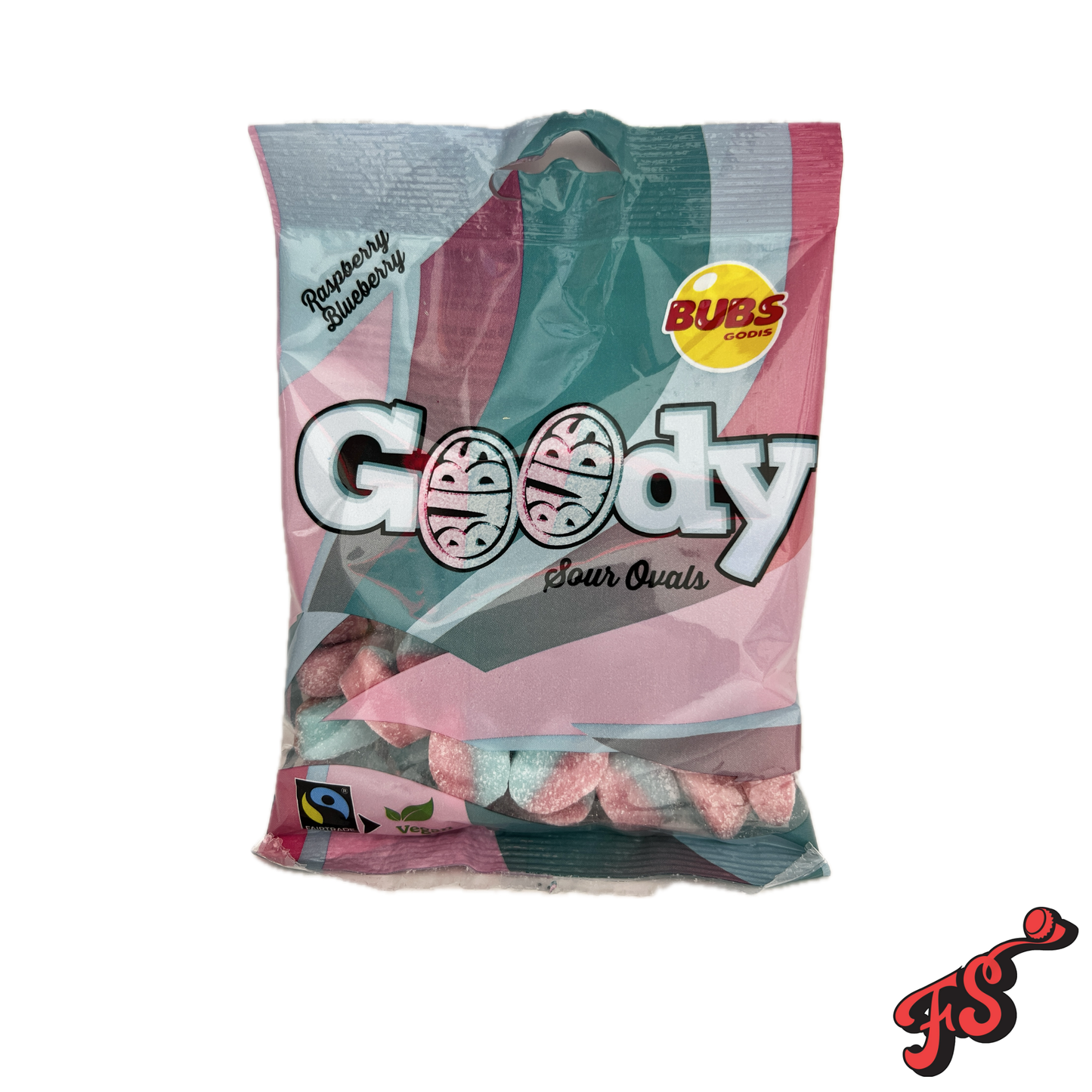 BUBS Goody Sour Ovals - Raspberry/Blueberry
