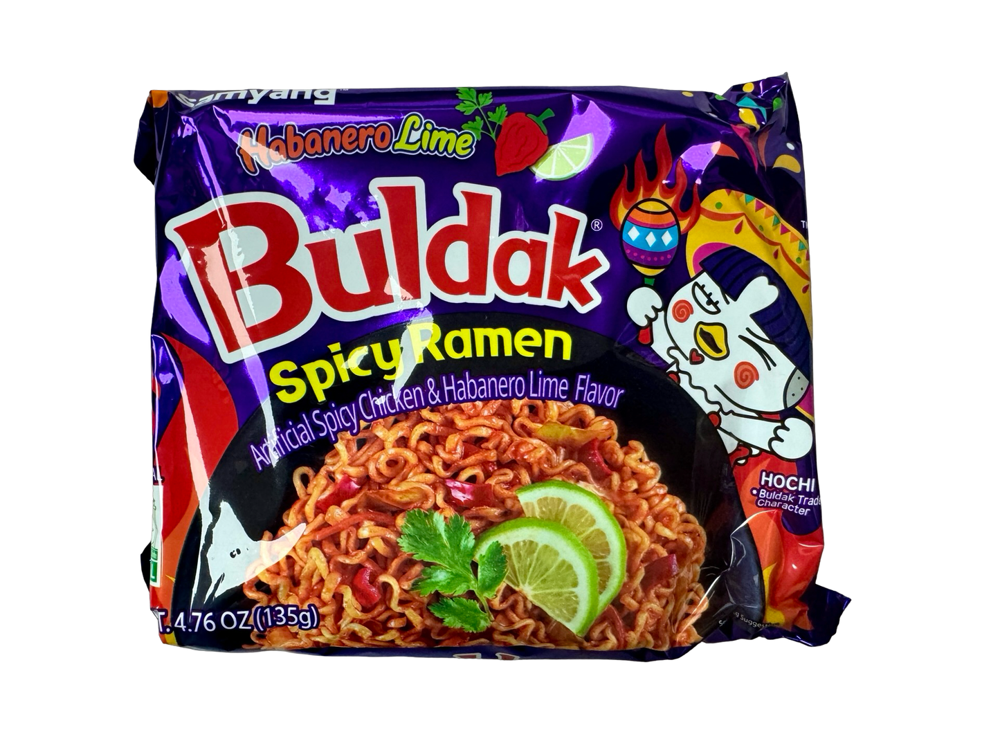 Buldak Spicy Ramen Spicy Chicken Habanero Lime