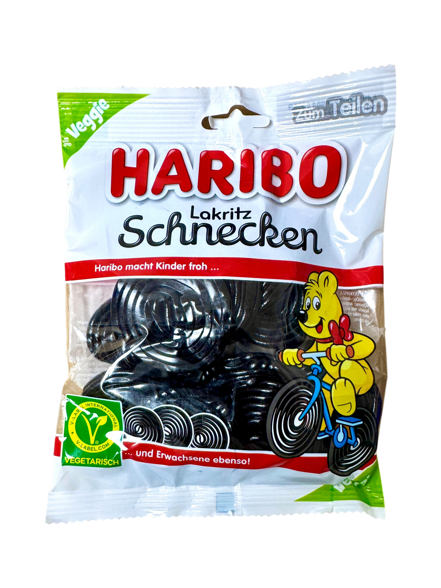 Haribo Lakrits Schnecken (Black Licorice)