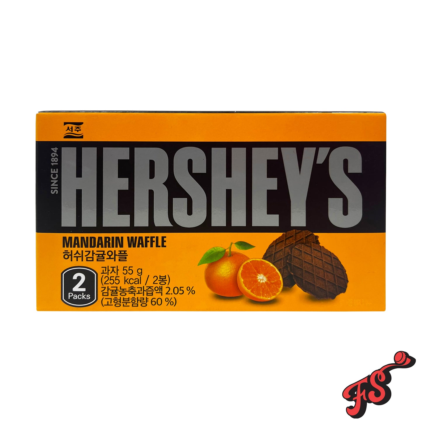Hersheys Mandarin Waffle Biscuit 55g (Korea)