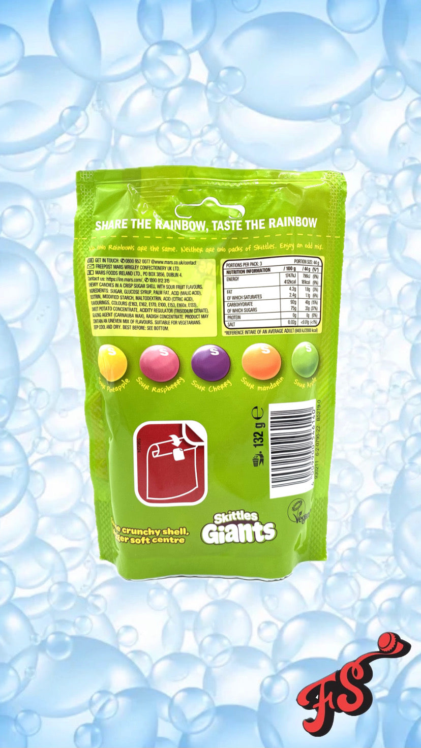 Skittles Giants - Crazy Sours 132g (UK)