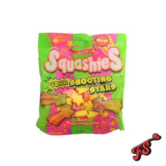 Swizzels Squashies - Sour Shooting Stars 100g (UK)