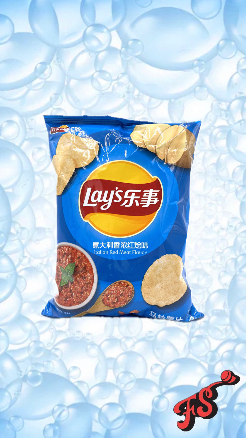 Lay’s Italian Red Meat (China) - Full Service Exotic Snack Boutique