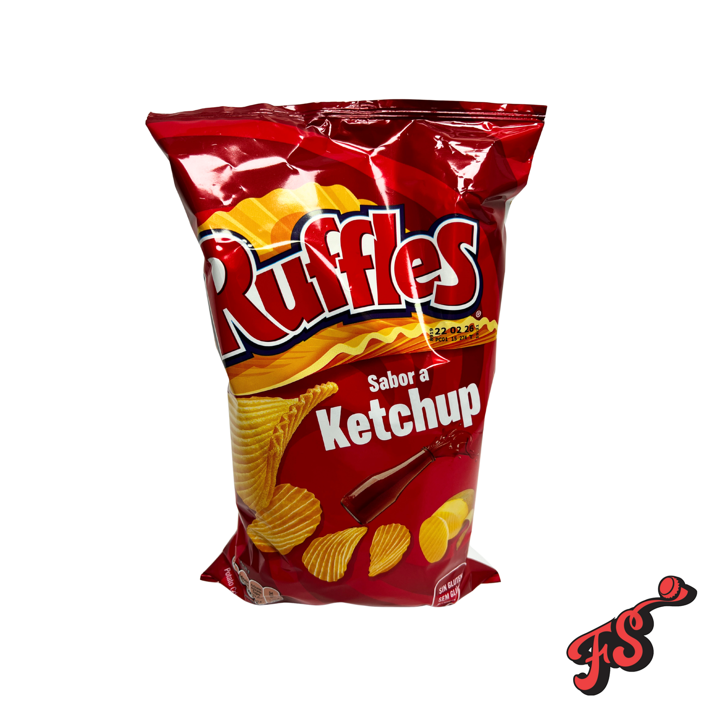 Ruffles - Ketchup flavor 115g (Portugal)