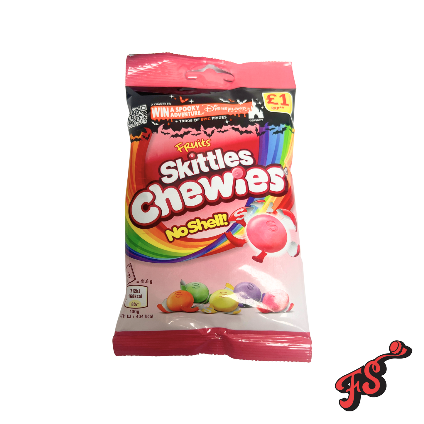 Skittles Chewies No Shell! 125g (UK)