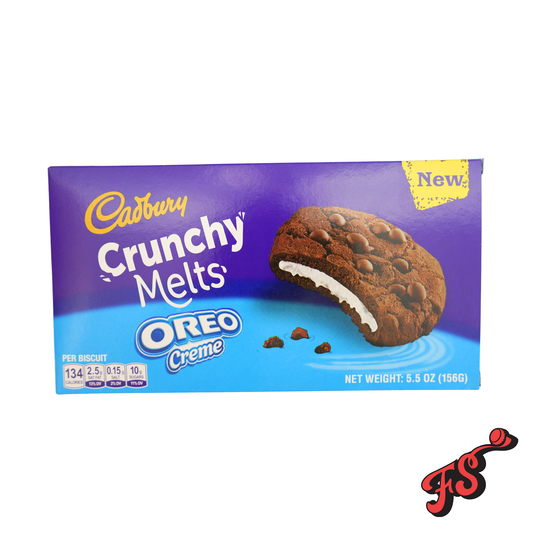 Cadbury Crunchy Melts - Oreo Creme flavor 5.5oz (UK)