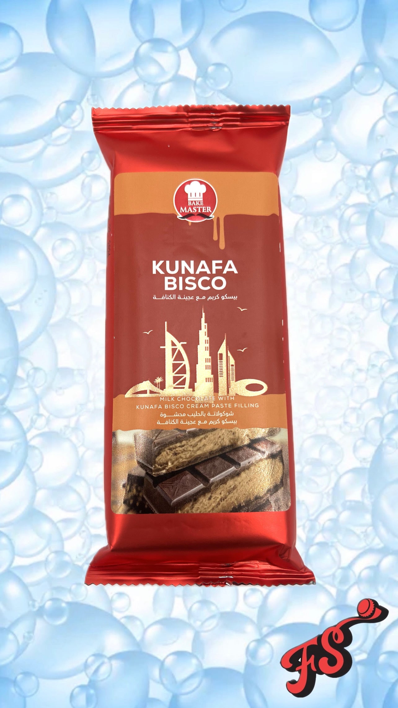 Bake Master Kunafa Biscoff Chocolate (Limited Edition Dubai Chocolate)