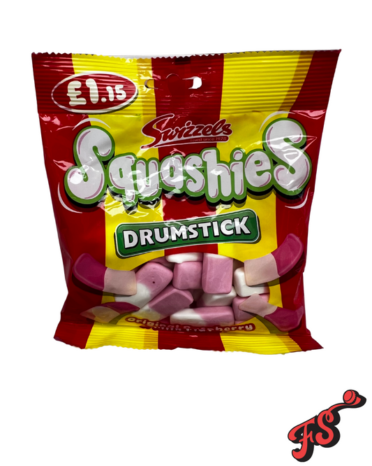 Swizzels Squashies Original Raspberry & Milk flavor (UK)