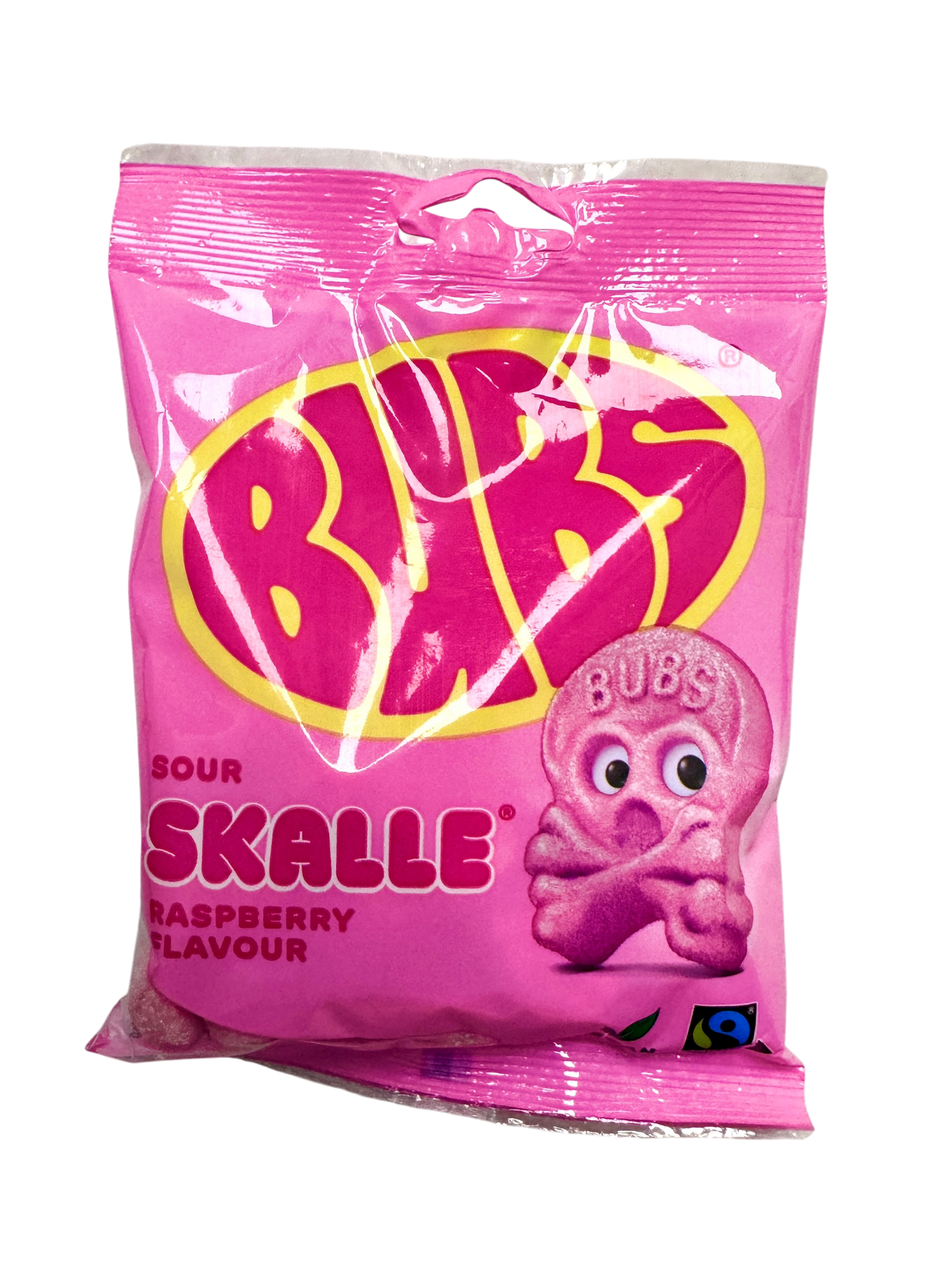 BUBS Sour SKALLE Raspberry Flavour