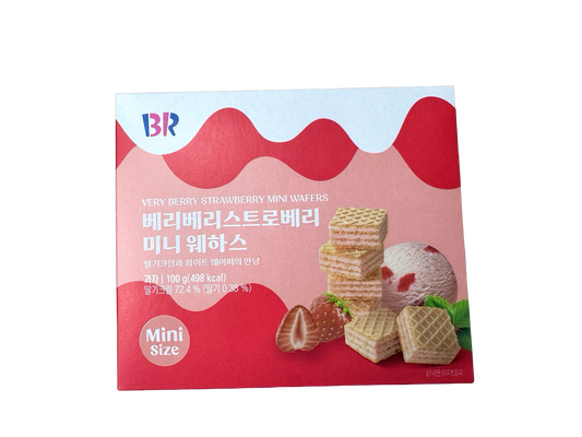 Baskin Robins Very Berry Strawberry Mini Wafers - 3.53 oz