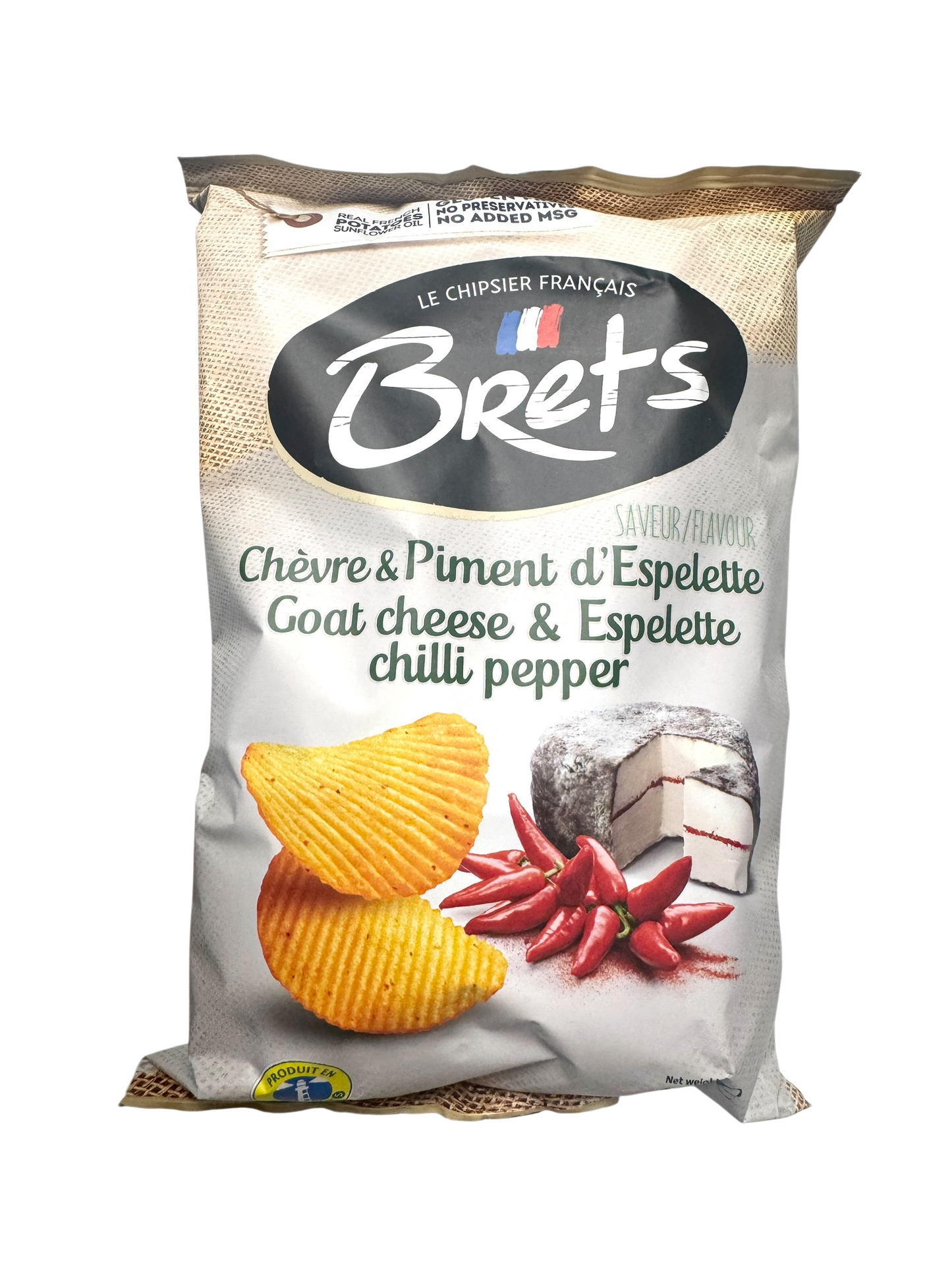 Brets Goat Cheese and Chili Pepper Chips