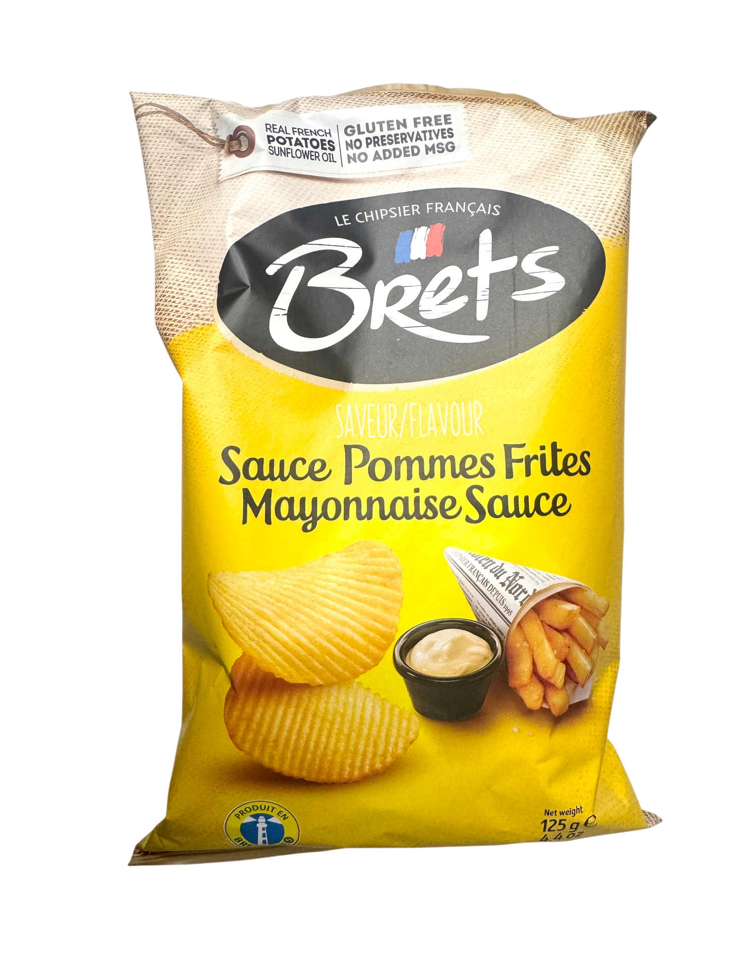 Brets Sauce Pommes Frites Mayonaise Sauce Chips