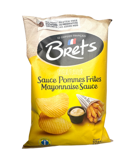 Brets Sauce Pommes Frites Mayonaise Sauce Chips