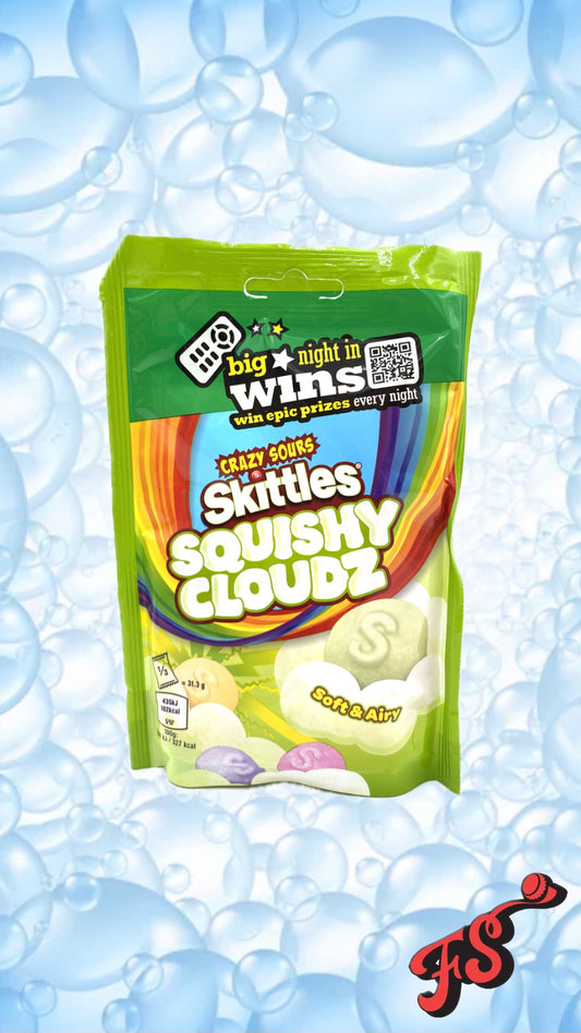 Skittles Squishy Cloudz - Crazy Sours 94g (UK)