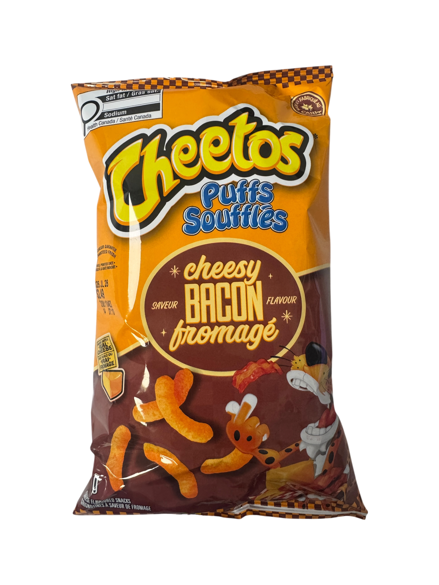 Cheetos Puffs Souffles Cheesy Bacon Fromage