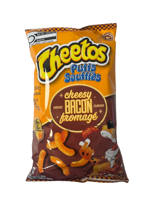 Cheetos Puffs Souffles Cheesy Bacon Fromage - Net Wt. 2.65 oz