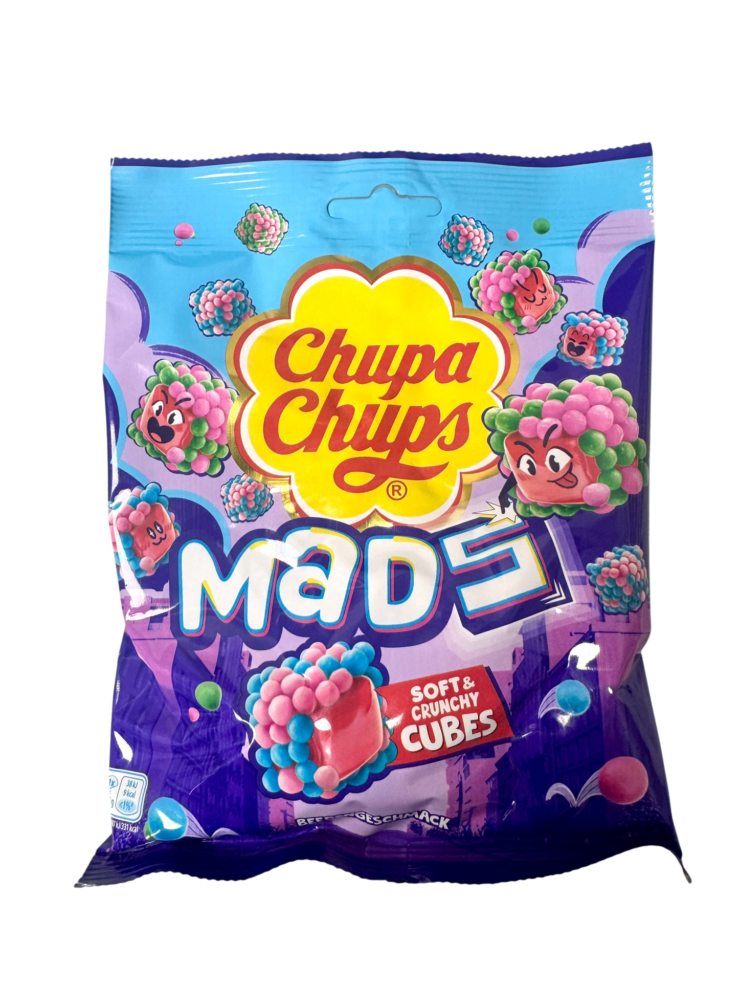 Chupa Chups Mads Cubes Berry Mix