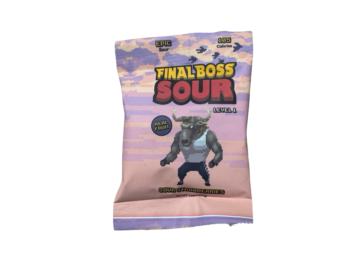 Final Boss Sour Level 1 Sour Strawberries