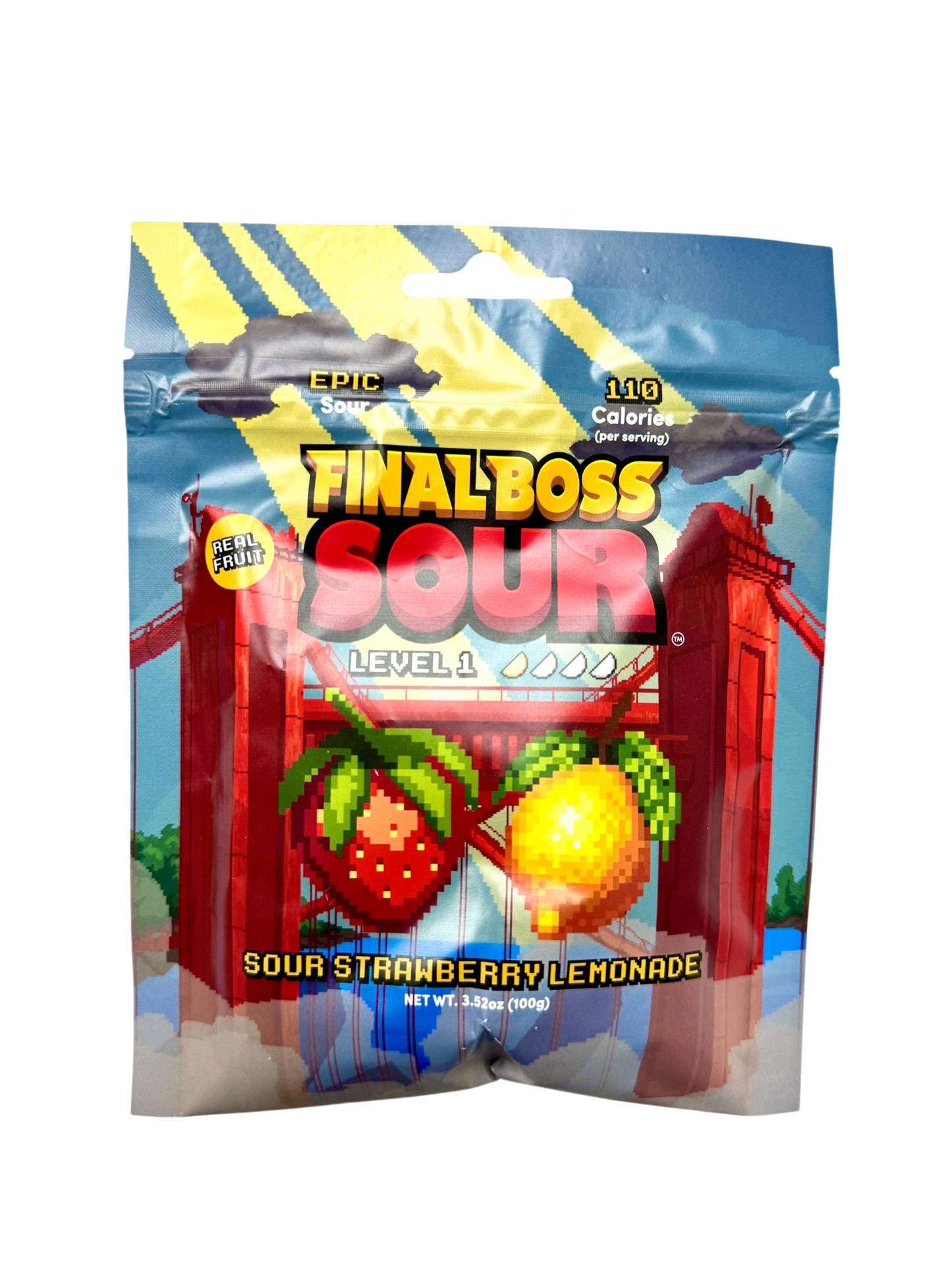 Final Boss Sour Level 1 Sour Strawberry Lemonade