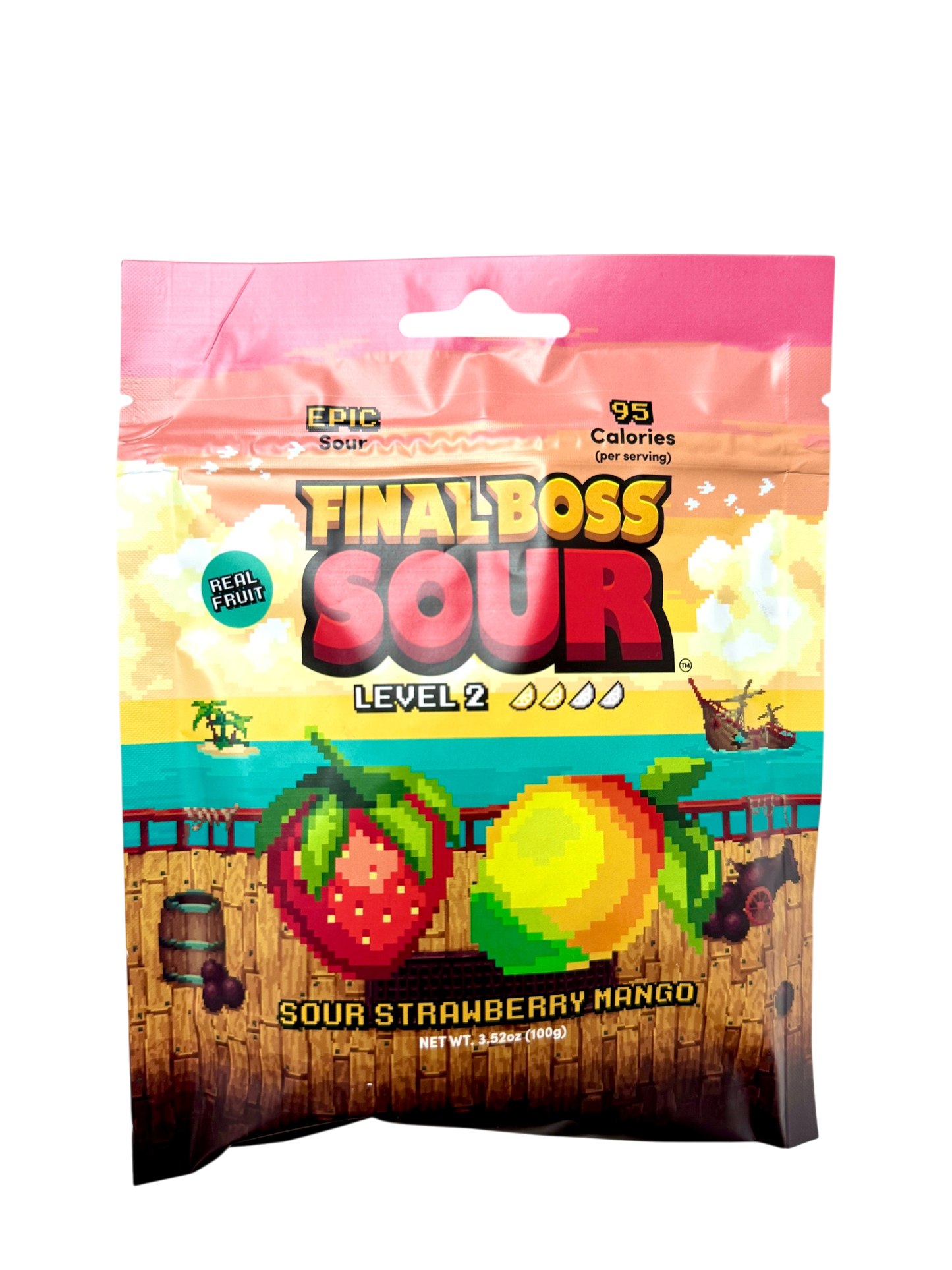 Final Boss Sour Level 2 Sour Strawberry Mango