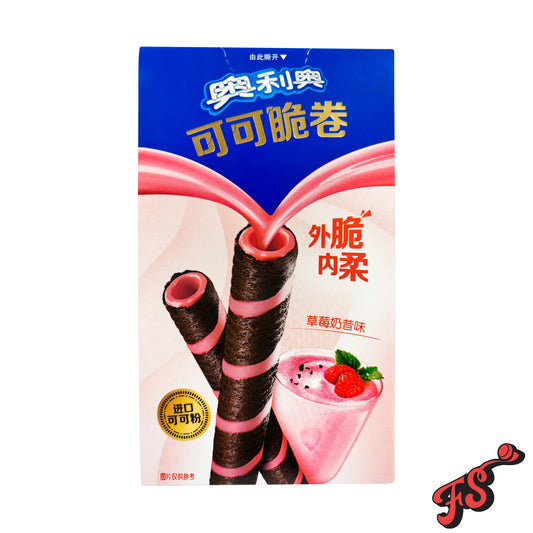 Oreo Strawberry Wafer Straws 50g (China)