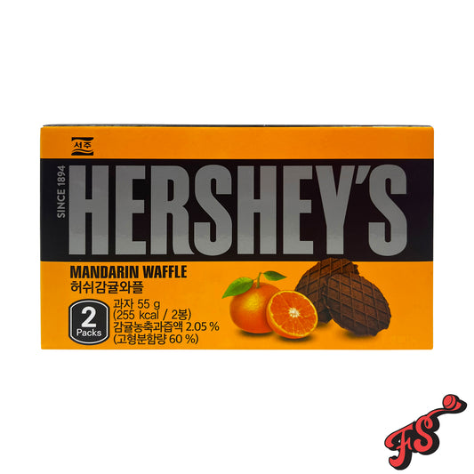 Hersheys Mandarin Waffle Biscuit 55g (Korea)