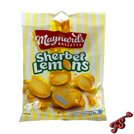 Maynards Sherbet Lemons 192g (Ireland)