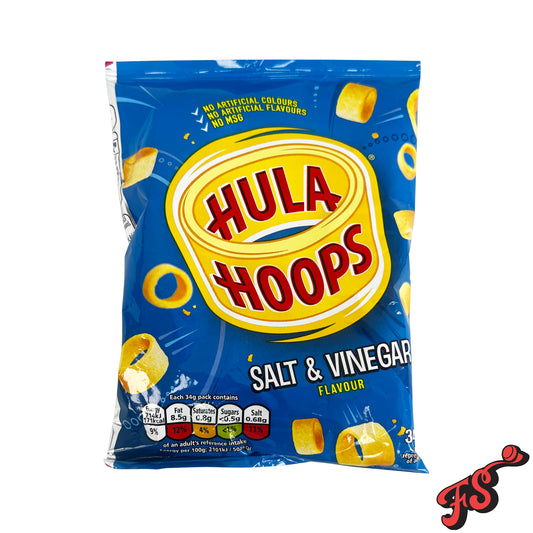 Hula Hoops Salt & Vinegar 34g (Ireland)