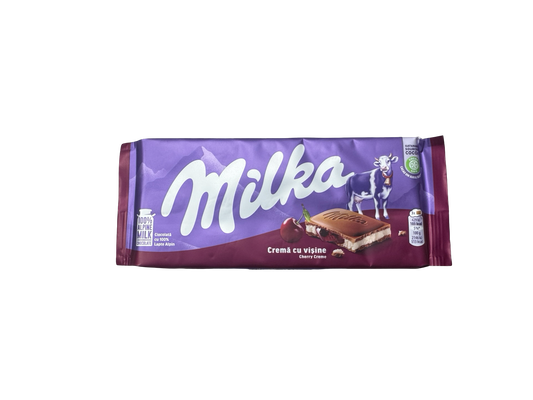 Milka Cherry Creme - Net Wt. 3.53 oz