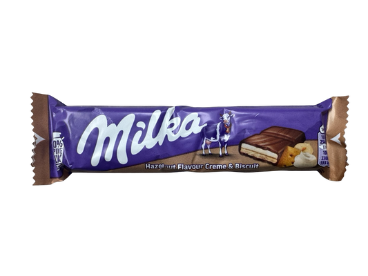 Milka Hazelnut Flavor Creme & Biscuit - Net Wt. 3.53 oz