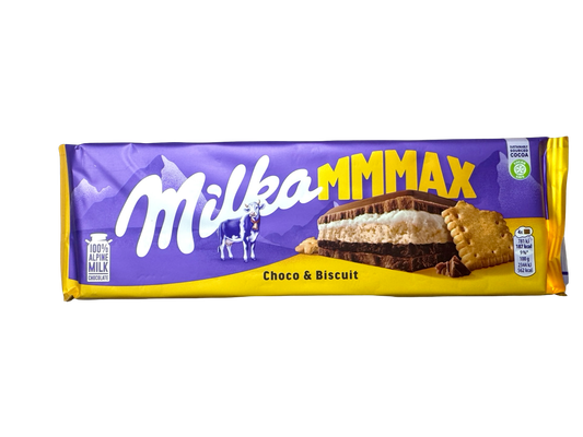 Milka MMMAX Choco and Biscuit - Net Wt. 10.58 oz