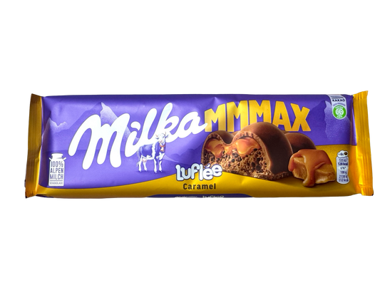 Milka MMMAX Luffli Caramel - Net Wt. 8.82 oz