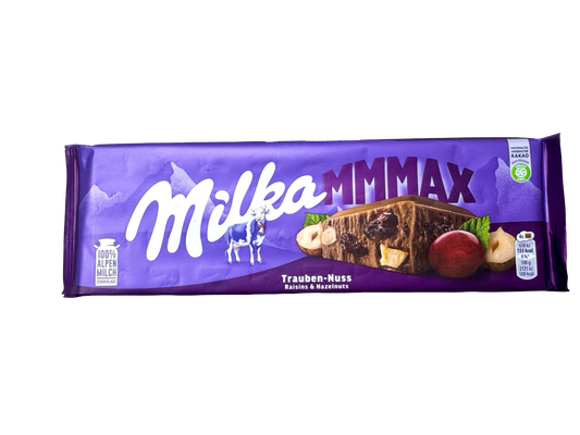 Milka MMMAX Raisin and Hazelnuts - Net Wt. 9.52 oz