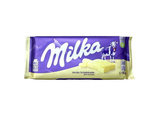 Milka White Chocolate - Net Wt. 3.17 oz