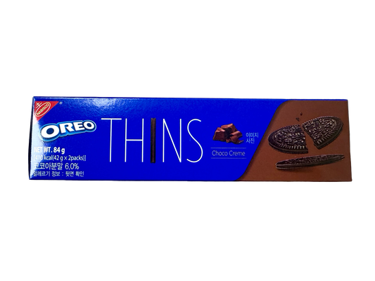 Oreo Thins Choco Creme - Net Wt. 2.96 oz
