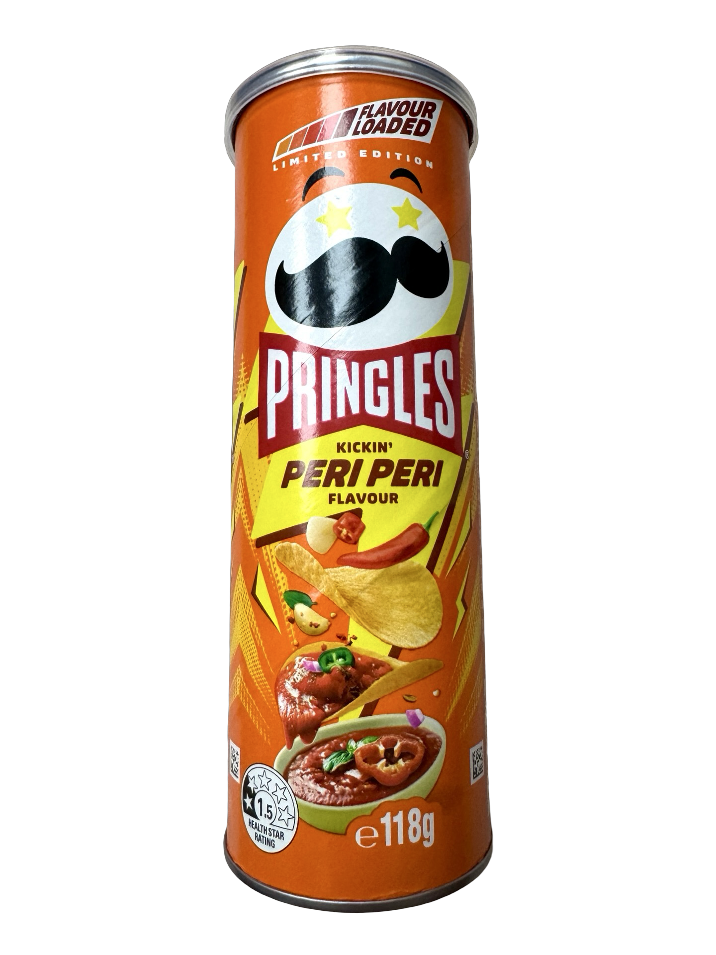 Pringles Kickin Peri Peri Flavor