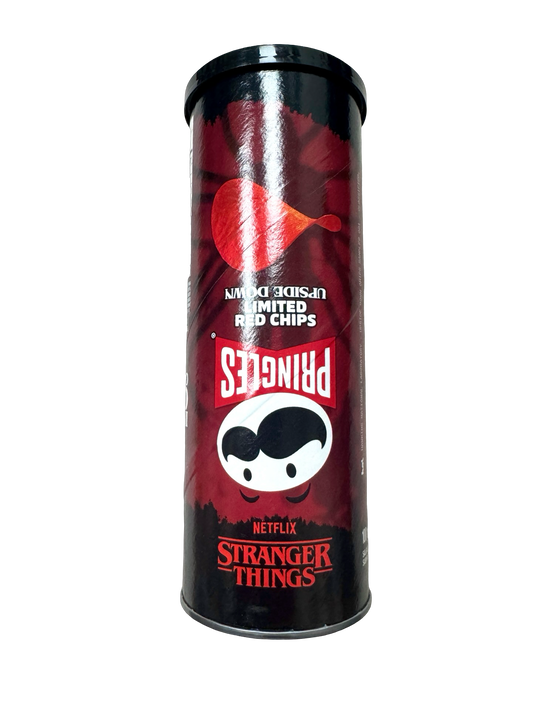Pringles Upside Down Limited Edition STRANGER THINGS Red Chips