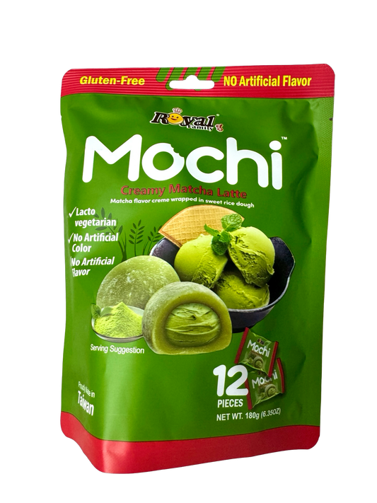 Royal Family Mochi Creamy Matcha Latte - Net Wt. 6.35 oz