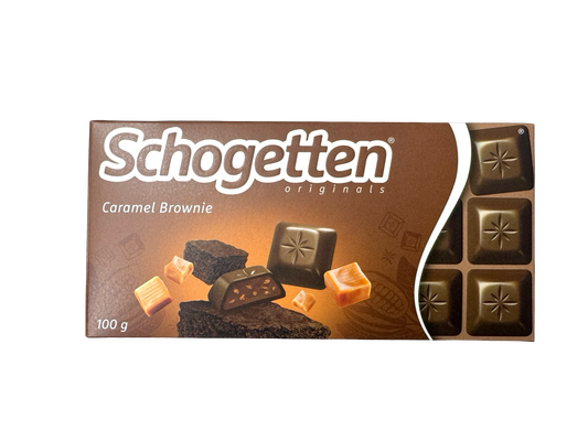Schogetten Caramel Brownie - Net Wt. 3.53 oz