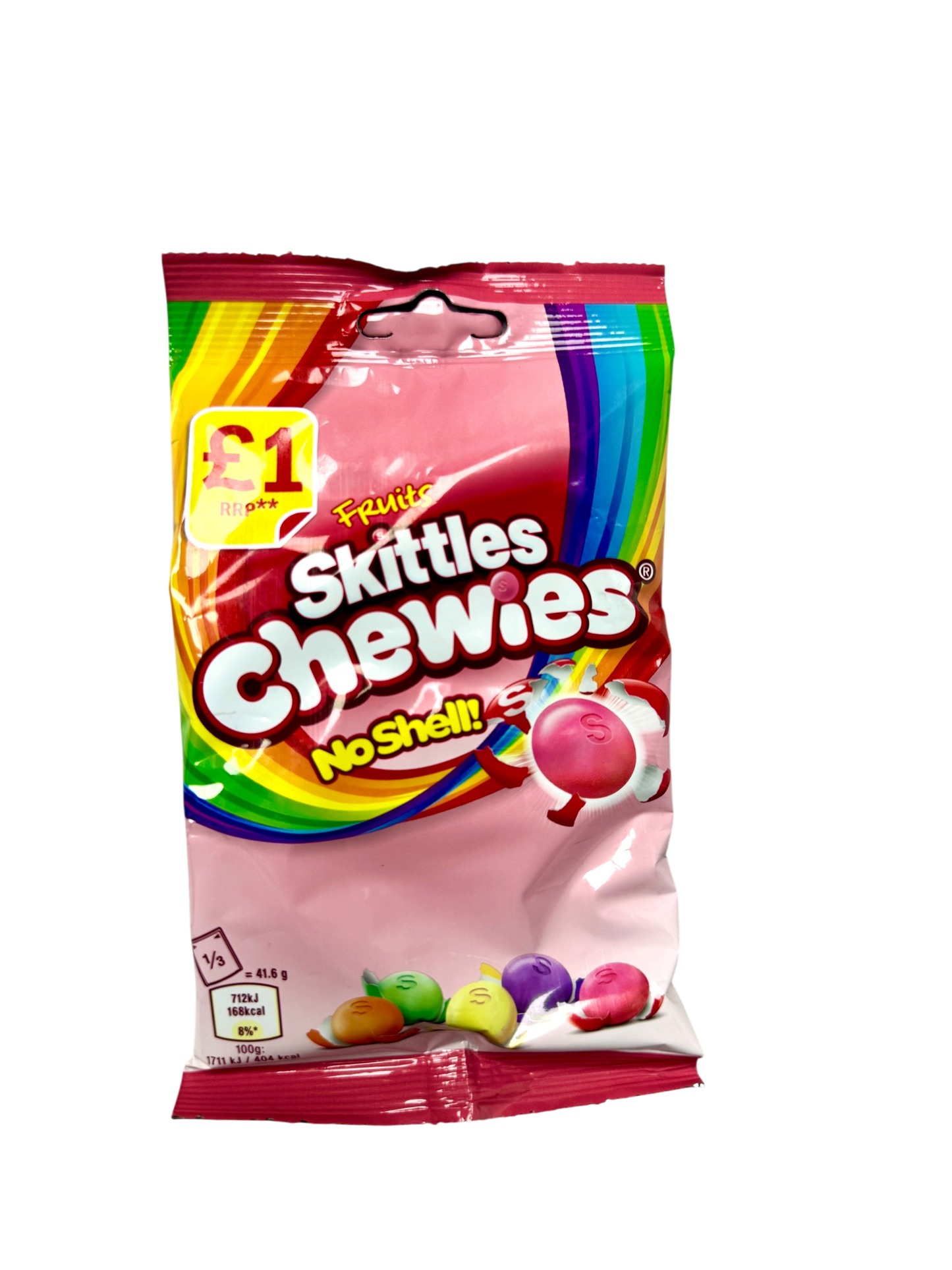 Skittles Chewies Fruits UK No Shell