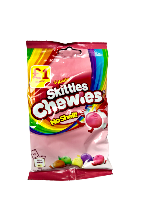 Skittles Chewies Fruits UK No Shell