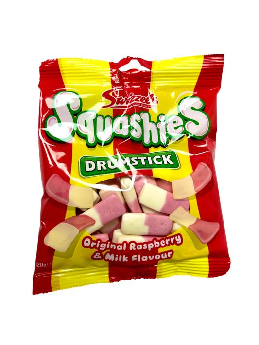 Squashies Drumstick Raspberry and Milk Flavour