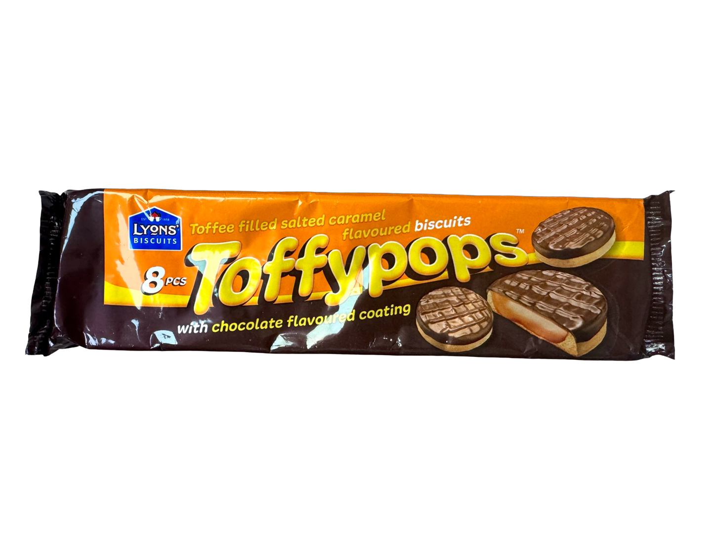 Lyons Toffypops Caramel Filled Biscuits