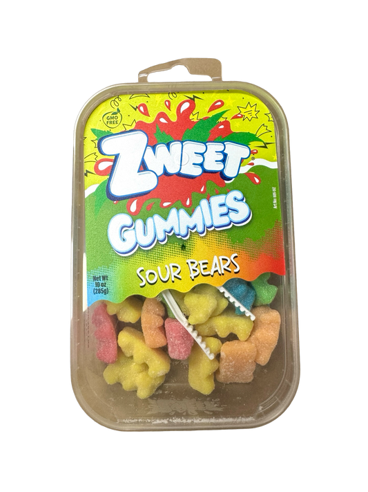 Zweet Gummies Sour Bears - Net Wt. 10 oz