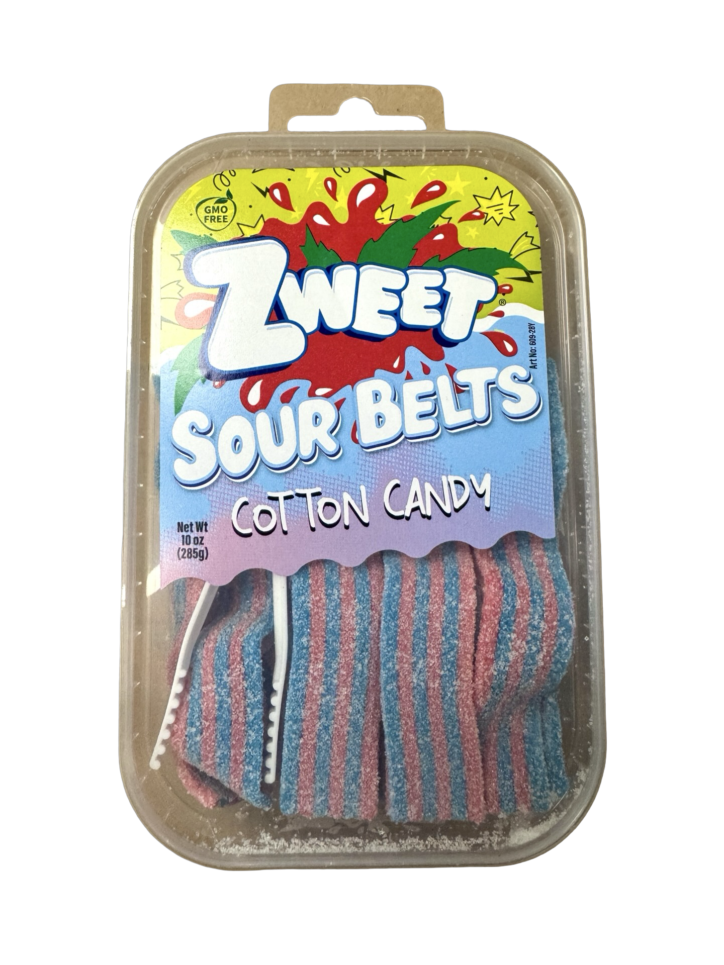 Zweet Sour Belts Cotton Candy