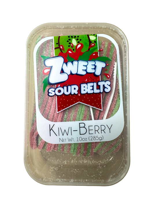 Zweet Sour Belts Kiwi-Berry - Net Wt. 10 oz